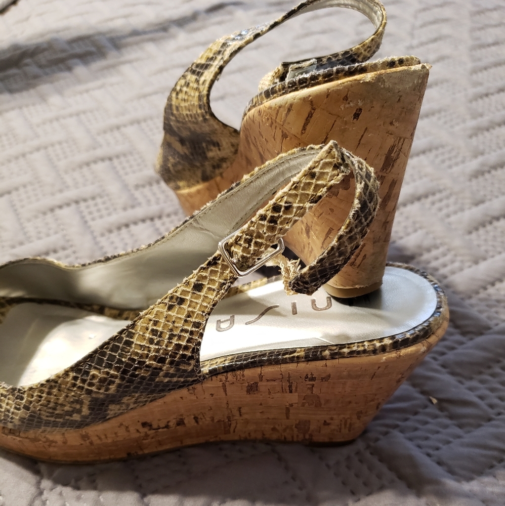 Unisa Wedge Sandal Python Print - 10 - image 4